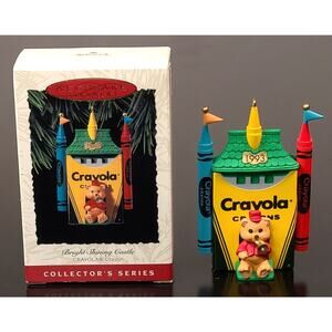 Hallmark Keepsake Ornament~1993 Bright Shining Castle~#5 Crayola Crayons Series